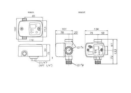 Davies Switchgenie 10 Electronic Pressure Switch - Image 2