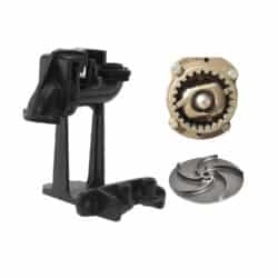 DAVIES Fighter FGP 200/300/500 CI Guide Rail Elbow Discharge Set 1 1/4"